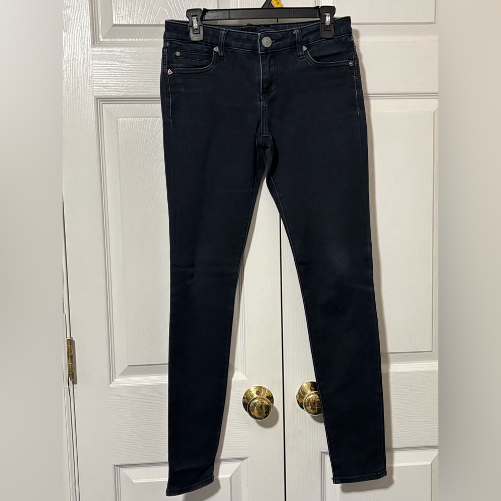 Kut from The Kloth Stevie Straight Leg Jeans Women's 4 Black 5-Pocket Low Rise